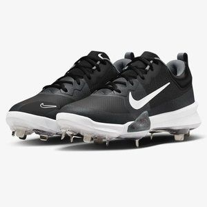 Nike Force Zoom Trout 9 Baseball Cleats Black White FB2907-001 Men's Size 7